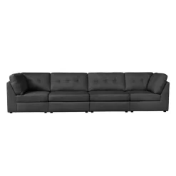 Modular Sectional - 4 pcs Dark Grey Outlet