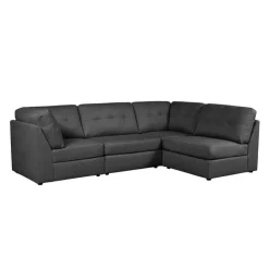 Modular Sectional - 4 pcs Dark Grey Outlet
