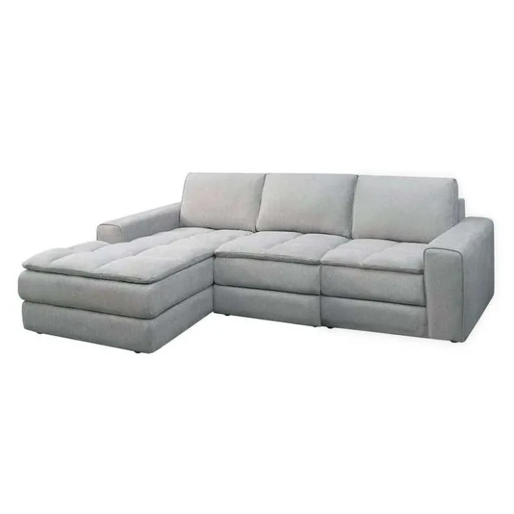 Modular Sectional with Left-Side Chaise - 3 pcs Grey Discount