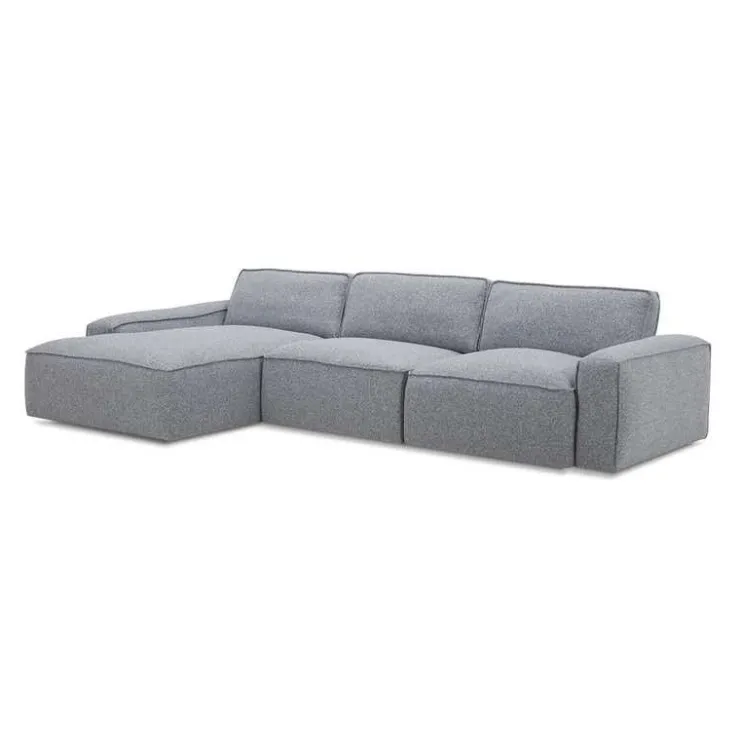 Modular Sectional with Left-Side Chaise - 3 pcs GREY Best