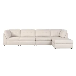 Modular Sectional with Ottoman - 5 pcs Beige Outlet