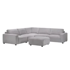 Sofa By Fancy Modular Sectional with Ottoman - 6 pcs Grey Best