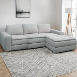 Modular Sectional with Right-Side Chaise - 3 pcs Grey Sale