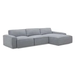 Modular Sectional with Right-Side Chaise - 3 pcs GREY Clearance