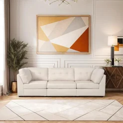 Modular Sofa - 3 pcs Beige Outlet