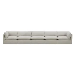 Modular Sofa - 5 pcs Beige New