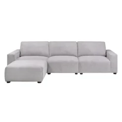 Sofa By Fancy Modular Sofa with Ottoman - 4 pcs Grey Outlet