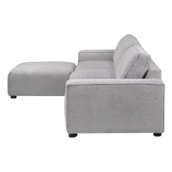 Sofa By Fancy Modular Sofa with Ottoman - 4 pcs Grey Outlet