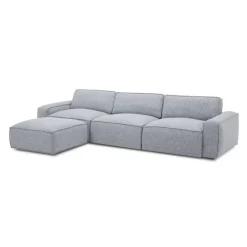 Modular Sofa with Ottoman - 4 pcs GREY Outlet