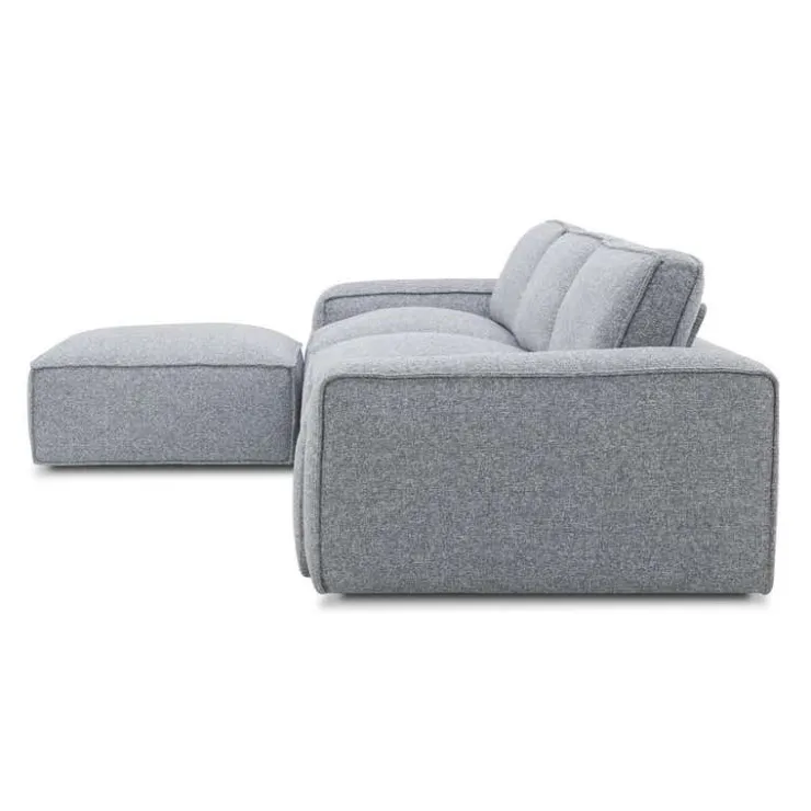 Modular Sofa with Ottoman - 4 pcs GREY Outlet