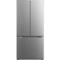 Moffat 18 Cu Ft 30 In Refrigerator  Bottom Freezer, French door - MNE18DYTNFS New