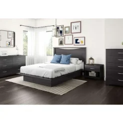 Meubles South Shore Night Stand - South Shore GRAY OAK