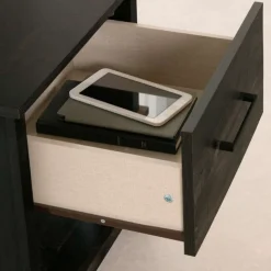 Meubles South Shore Nightstand - South Shore Rubbed Black Hot