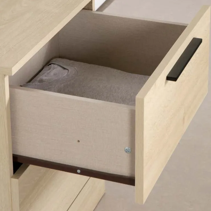 Meubles South Shore Nightstand - South Shore Bleached Oak Clearance