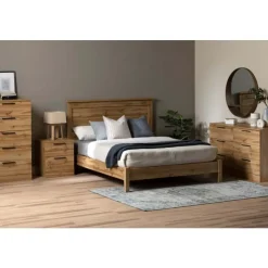 Meubles South Shore Nightstand - South Shore Nordik Oak Outlet
