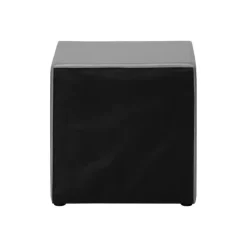 Monarch Nightstand - upholstered / 2 storage drawers - 21"h - leather-look - Grey Online