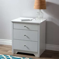 Meubles South Shore Nightstand Charging Station - South Shore PURE WHITE Sale