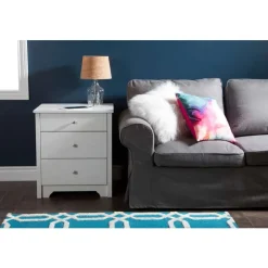 Meubles South Shore Nightstand Charging Station - South Shore PURE WHITE Sale