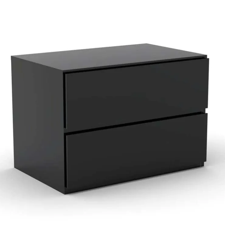 Nexera Nightstand, 1-Drawer, - Black Clearance