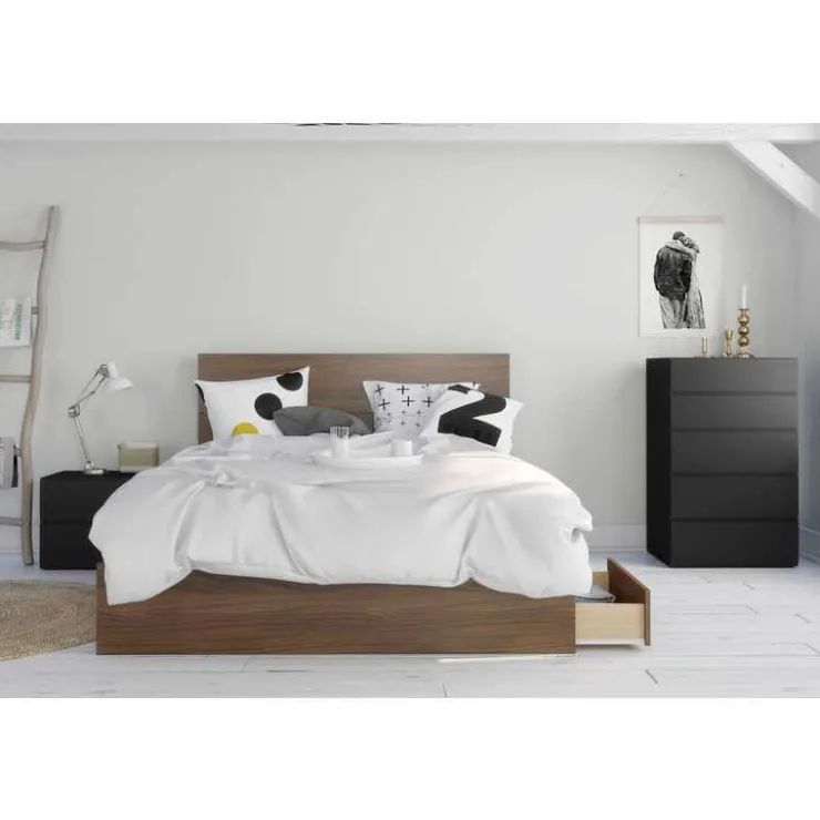 Nexera Nightstand, 1-Drawer, - Black Clearance