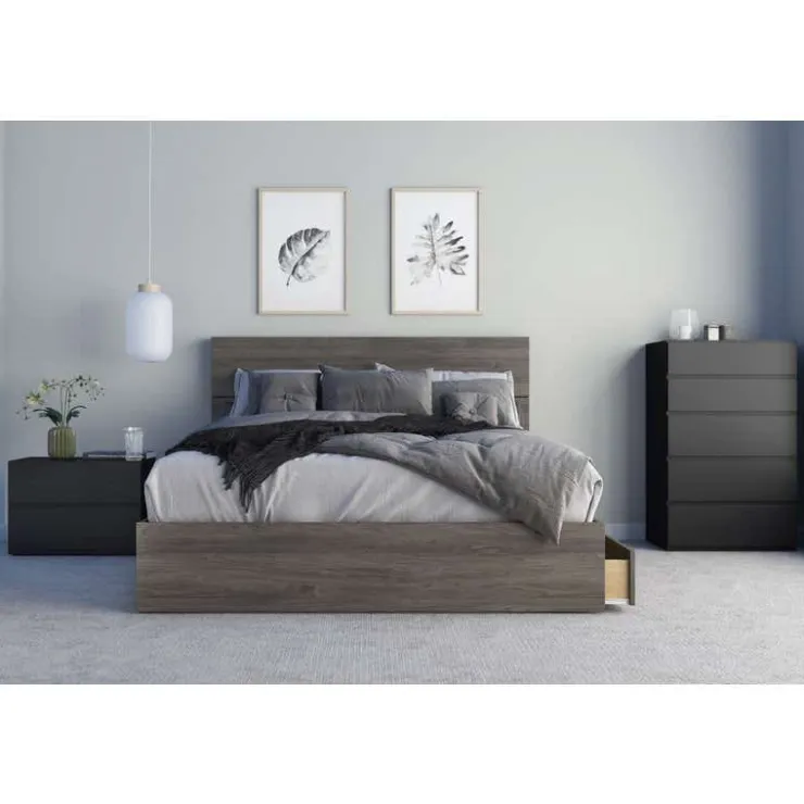 Nexera Nightstand, 1-Drawer, - Black Clearance