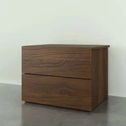 Nexera Nightstand, 2-Drawer, Walnut - Brown Online