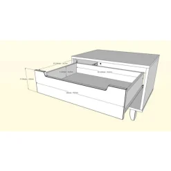 Nexera Nightstand, 1-Drawer, - White Best