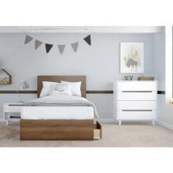 Nexera Nightstand, 1-Drawer, - White Best