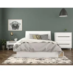 Nexera Nightstand, 1-Drawer, - White Best