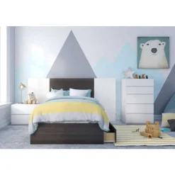 Nexera Nightstand, 1-Drawer, - White Sale