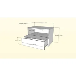 Nexera Nightstand, 1-Drawer, - White Sale