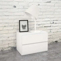 Nexera Nightstand, 1-Drawer, - White Sale