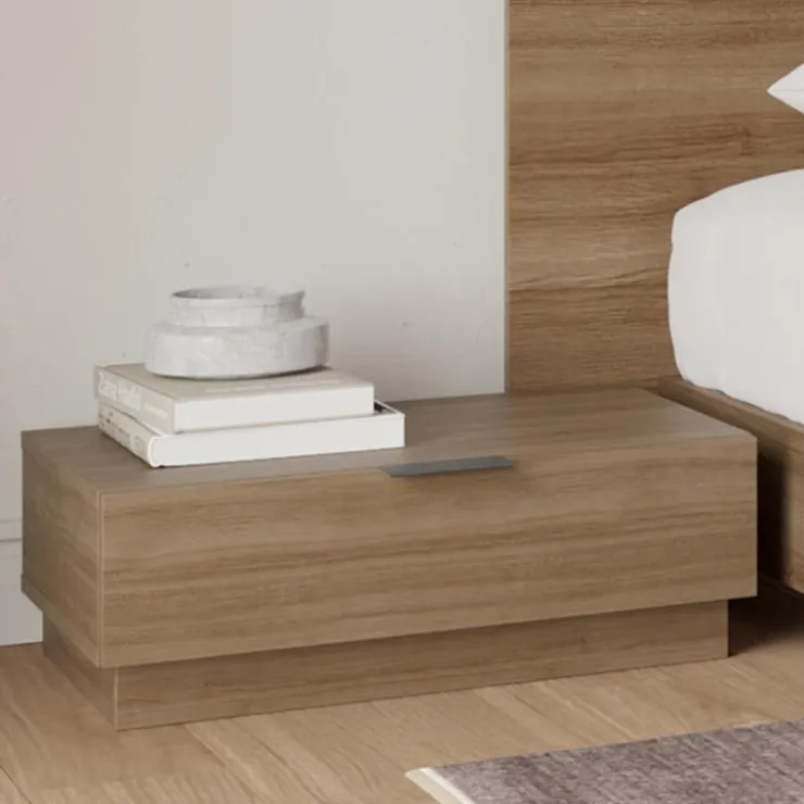 Nexera Nightstand (set of 2) - Brown oak