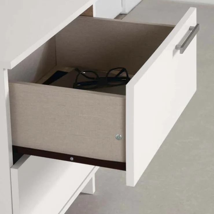 Meubles South Shore Nightstand With 2 Drawers - South Shore Pure White Sale