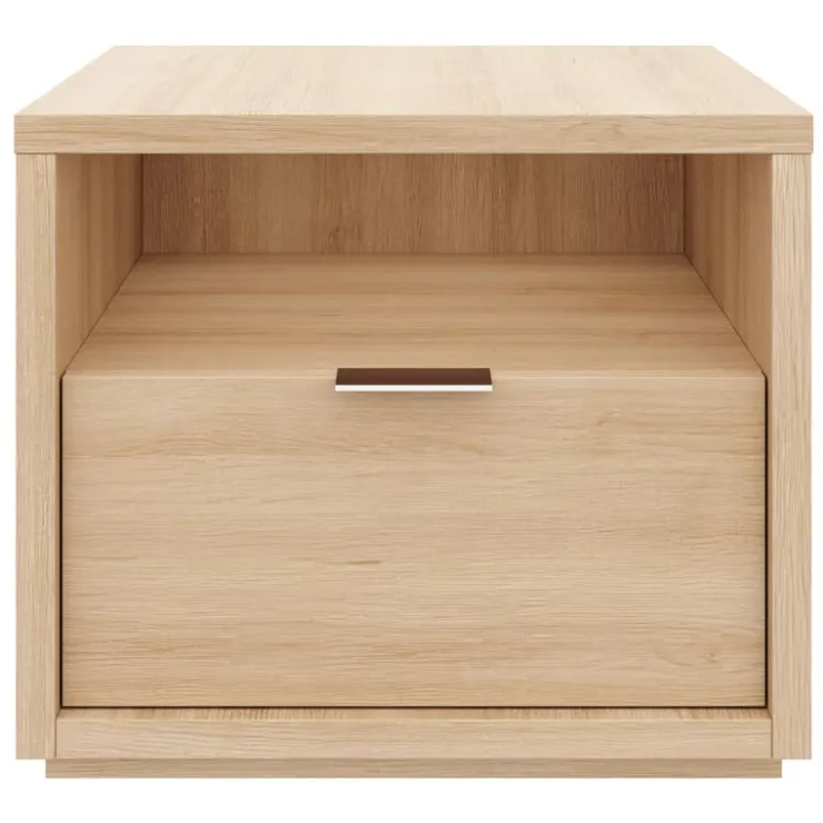 Nexera Nightstand with 1-Drawer - Natural Blonde Oak Best