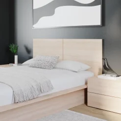 Nexera Nightstand With 2-Drawers - Natural Blonde Oak Outlet