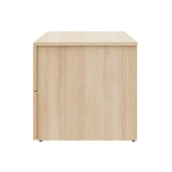 Nexera Nightstand With 2-Drawers - Natural Blonde Oak Outlet