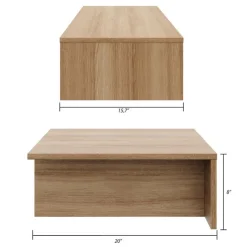 Nexera Nightstands (Set of 2) - Brown Oak Online