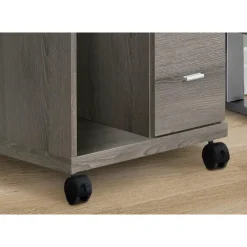 Monarch Office cabinet - with 2 drawers on castors - Dark Taupe Outlet