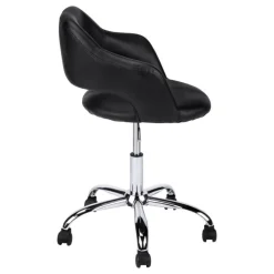 Monarch Office chair - / chrome metal hydraulic lift base - Black Discount
