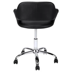 Monarch Office chair - / chrome metal hydraulic lift base - Black Discount