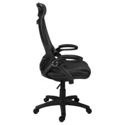 Monarch Office chair - leather-look / multi position - Black Best