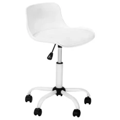 Monarch Office chair - juvenile low back - adjustable height    - White Sale