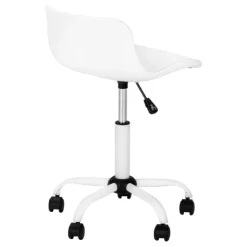 Monarch Office chair - juvenile low back - adjustable height    - White Sale