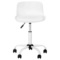 Monarch Office chair - juvenile low back - adjustable height    - White Sale