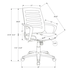 Monarch Office Chair - Black Clearance