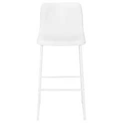 Monarch Office chair - standing desk / metal frame - curved backrest / leather- - White Hot