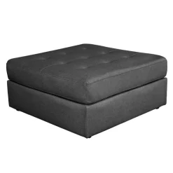 Ottoman 36 x 36 x 17 - Grey Dark Grey New