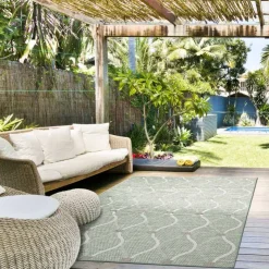 Outdoor 7 x 10 ft Rug Mint Green Sale