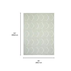 Outdoor 7 x 10 ft Rug Mint Green Sale